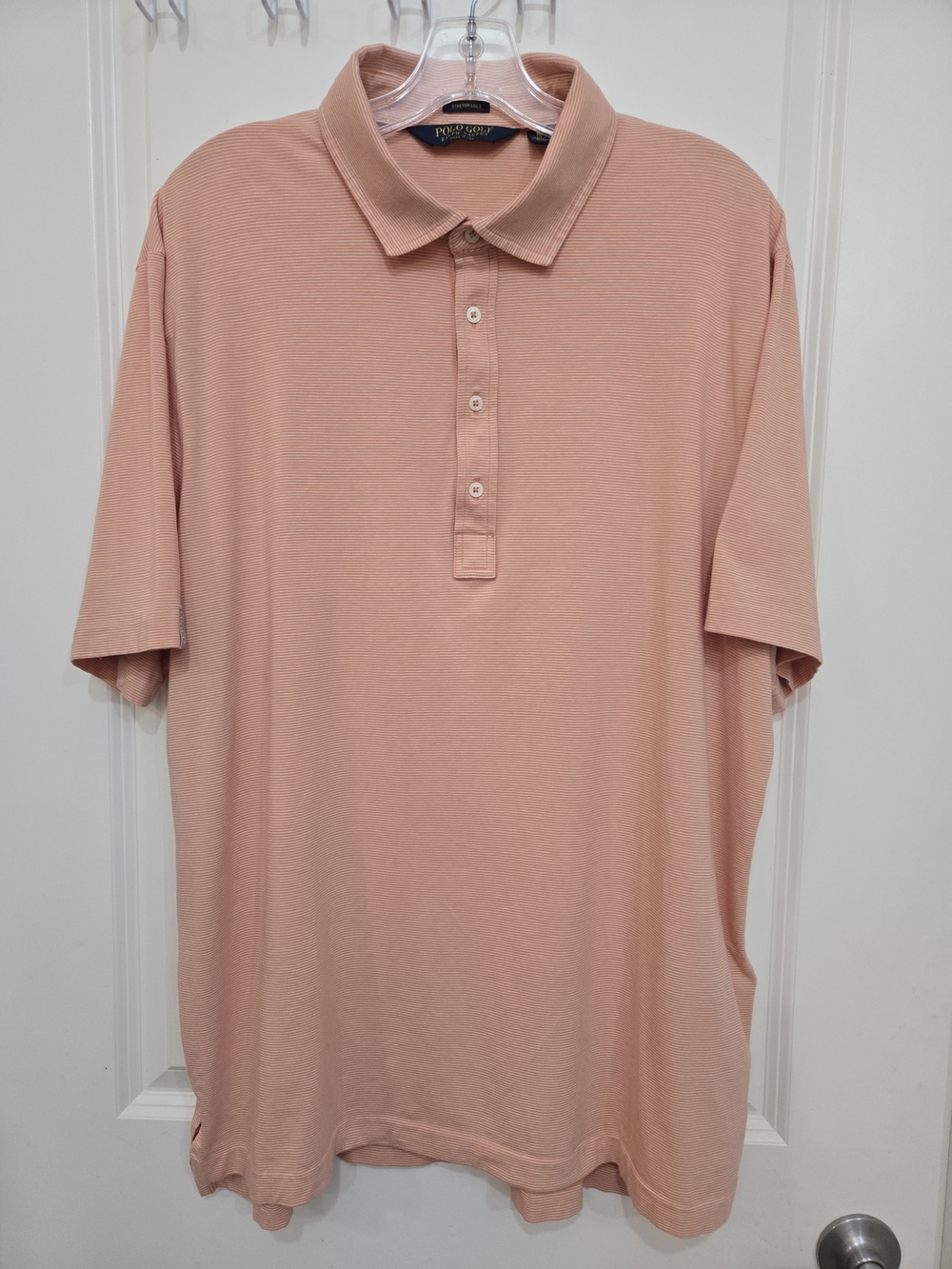 POLO GOLF by Ralph Lauren Peach Short-Sleeve Polo XL